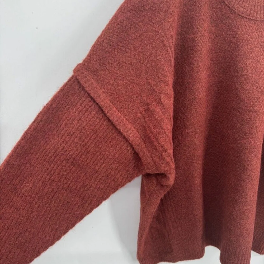 NWT Madewell Plus Cable Havener Pullover Sweater Size 3X